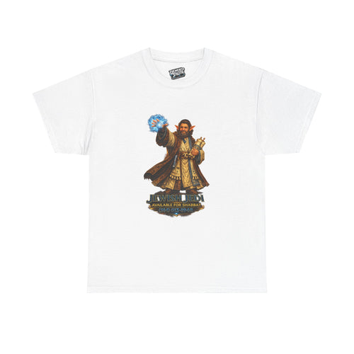Jewish Jedi Shabbat humor graphic t-shirt front design