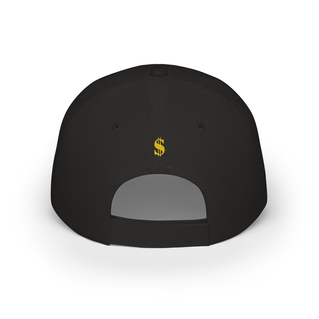 Money Can’t Buy Happiness thought provoking graphic embroidered design baseball hat