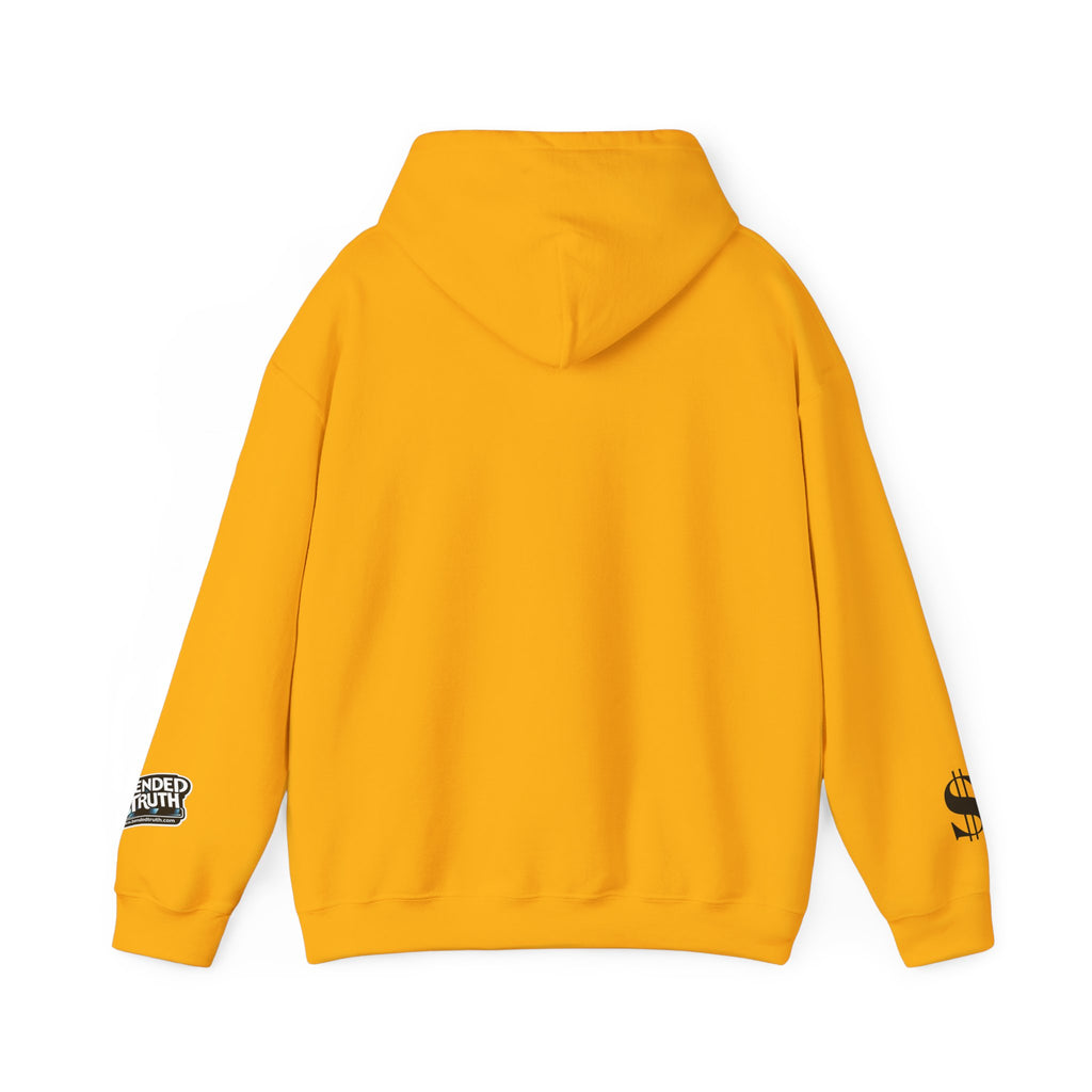 Money Can’t Buy Happiness thought provoking graphic hoodie design