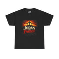 Judas Was Framed religious debate graphic t-shirt artwork